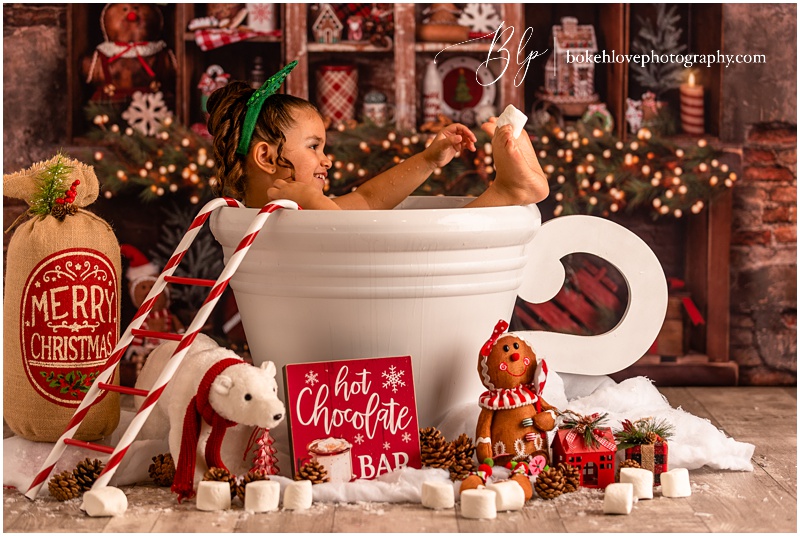 Bokeh Love Photography, Cocoa Cup Mini's, Christmas Cocoa Cup Photography