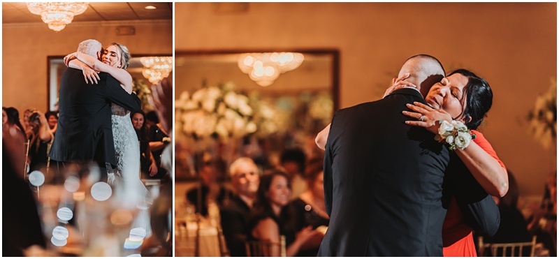 Professional Wedding Photo by Bokeh Love Photography, the bradford estate, bride and groom dancing with parents