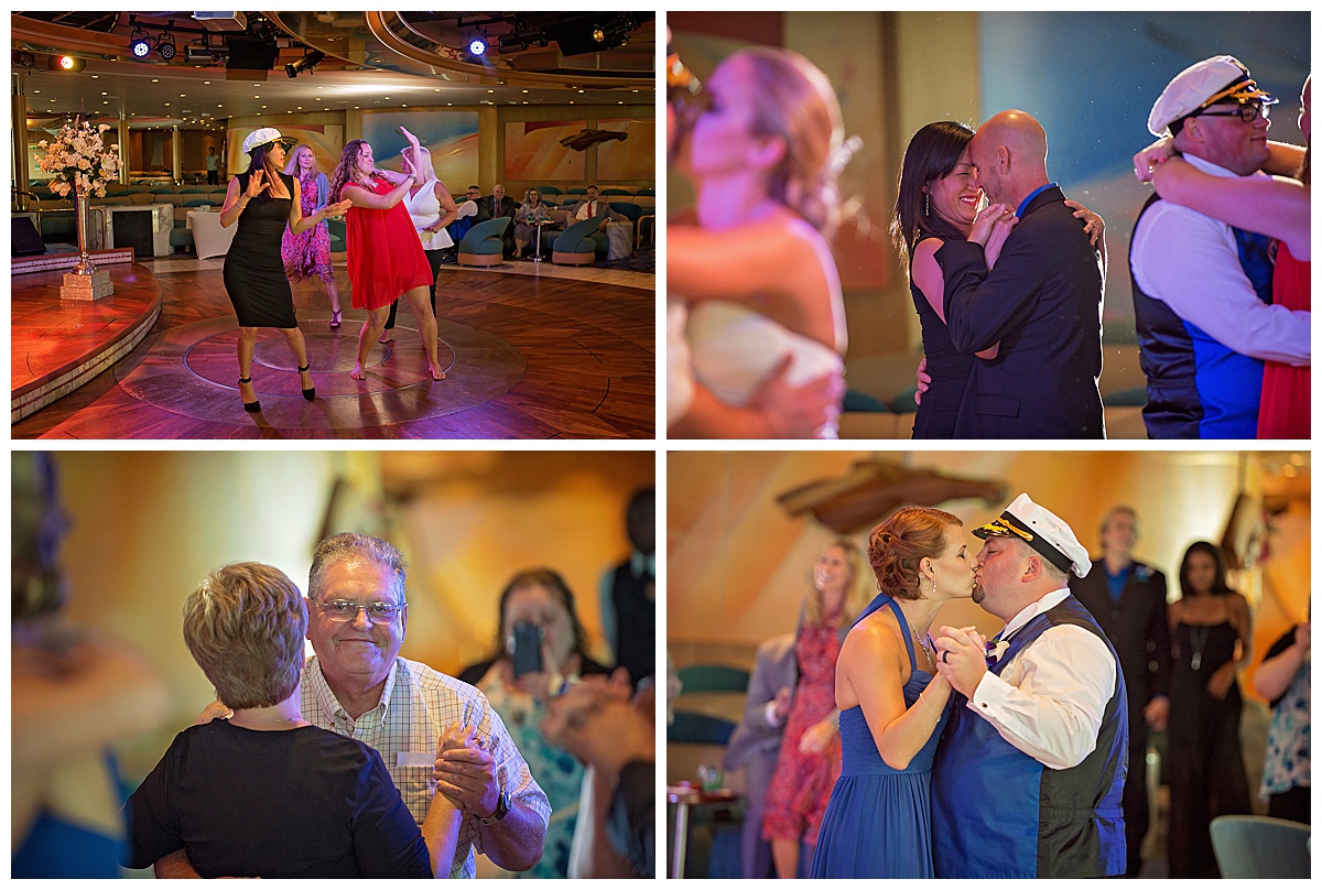 friends of bride and groom dancing at wedding reception, , Destination wedding photography by Bokeh Love Photography