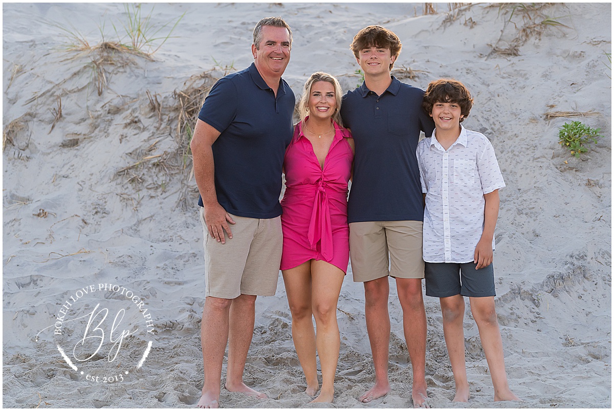 Bokeh Love Photography, Sea Isle family photography, extended family session on the beach