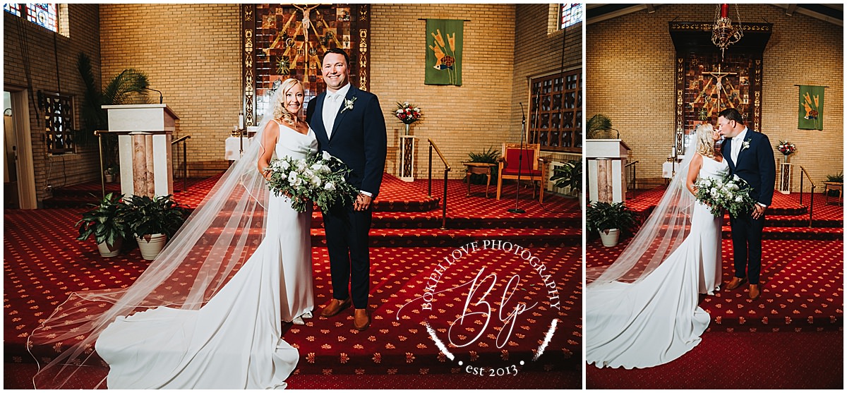 Bokeh Love Photography, Deauville Inn Wedding, church portraits, wedding portraits