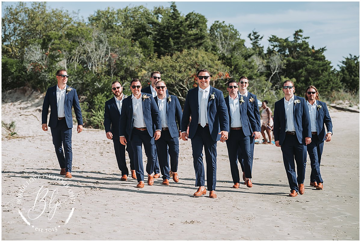 Bokeh Love Photography, Deauville Inn Wedding, groomsmen with groom