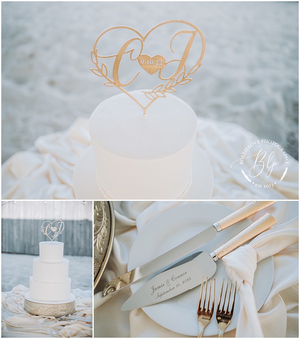Bokeh Love Photography, Deauville Inn Wedding, wedding cake