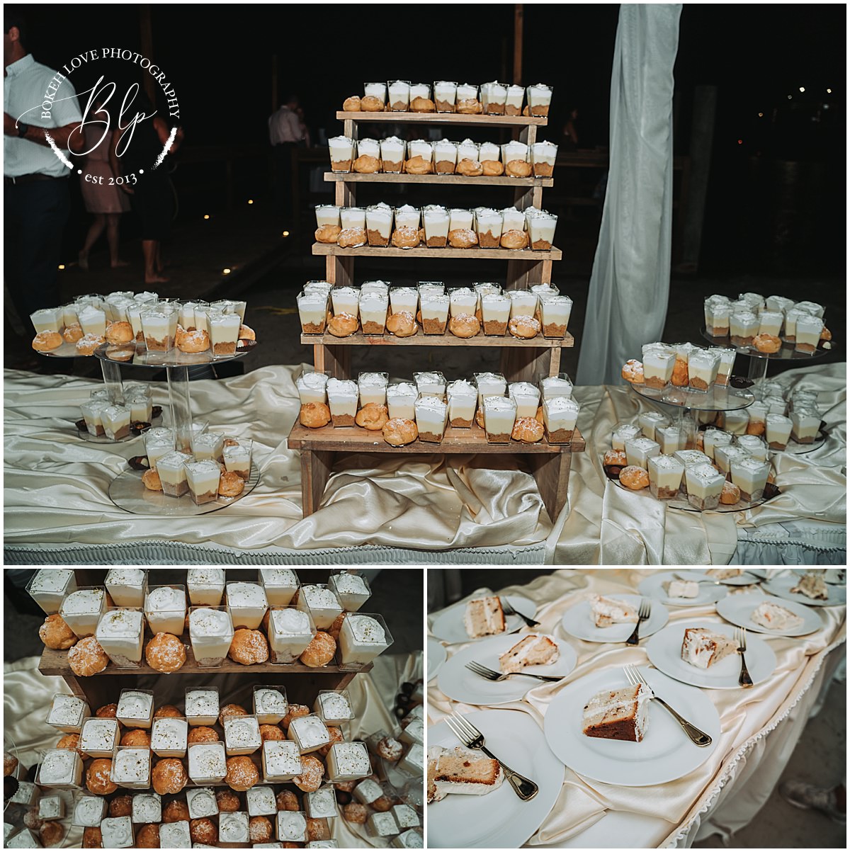 Bokeh Love Photography, Deauville Inn Wedding, detail photo of cupcakes and wedding cake