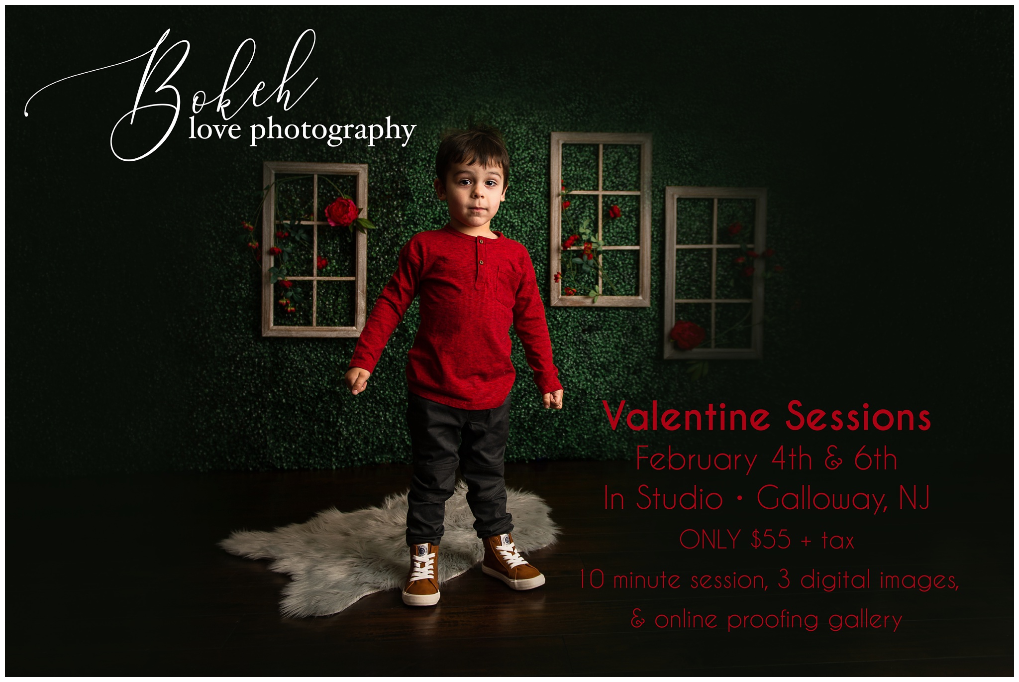 Bokeh Love Photography, Valentine Mini Sessions in Galloway NJ