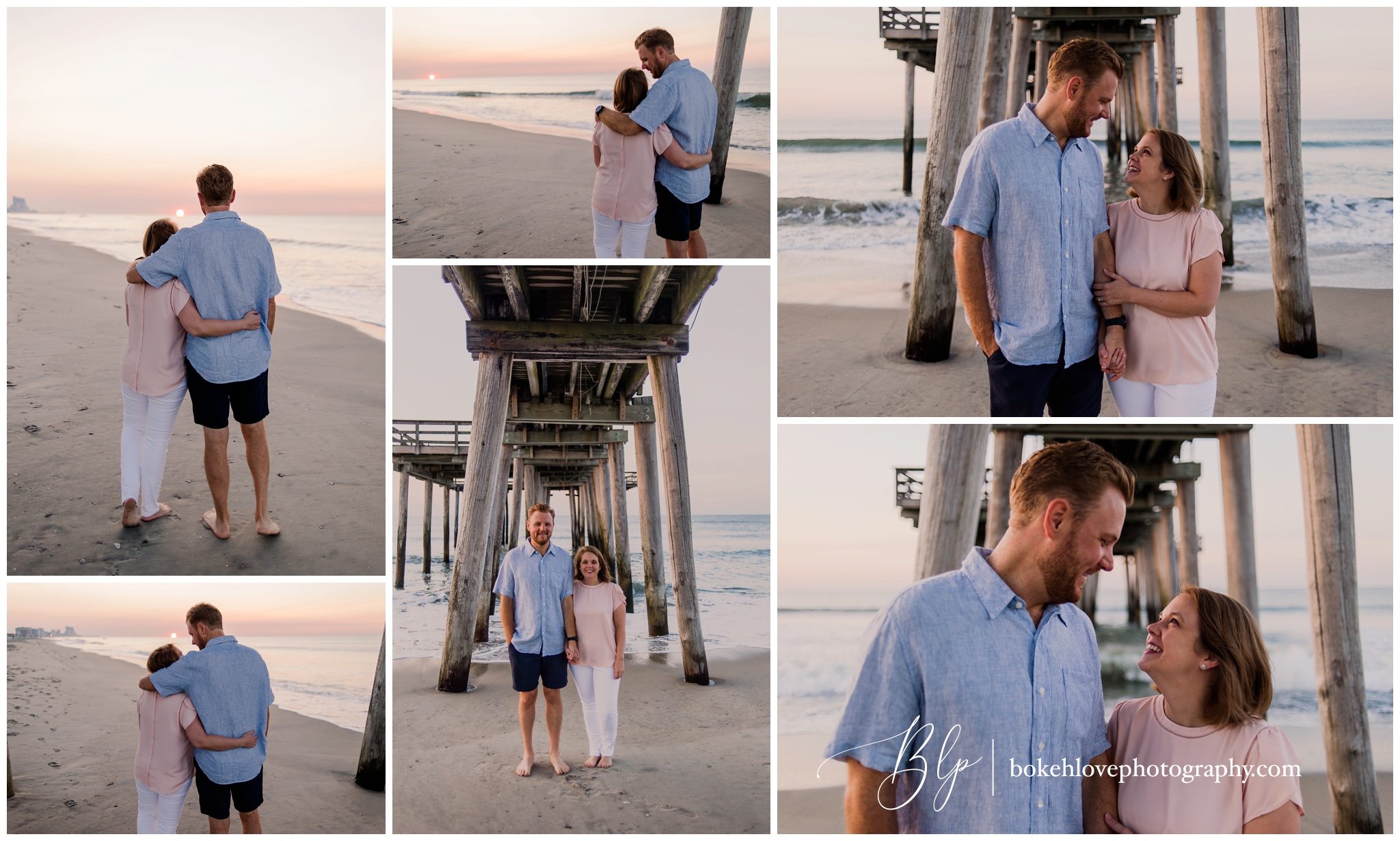 Bokeh Love Photography, Jersey Shore Beach Portraits, Framed Beach Portraits, Boutique Beach Photographer