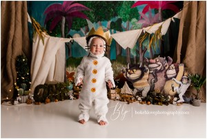 Where the wild things are Galloway Cake Smash Photography Session