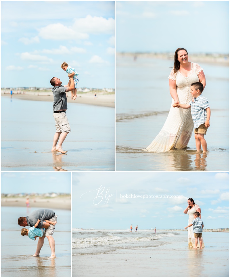 Bokeh Love Photography, Beach Session, Beach Session at the OC Fishing Pier, Ocean City Beach Photographer, Jersey Shore Beach Photographer, Family Beach Photographer