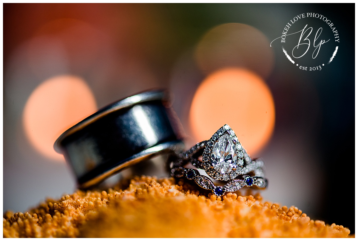 Bokeh Love Photography, Cape May Beach Wedding, Getting Reach Photos, ring shot, ring photo, macro ring photography