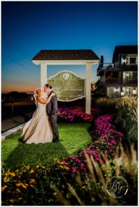 Bokeh Love Photography, Cape May Wedding, jersey Shore wedding photographer, beach wedding, beach bride, handsome groom, bride and groom beach portraits, romantic night portraits, nighttime wedding portraits