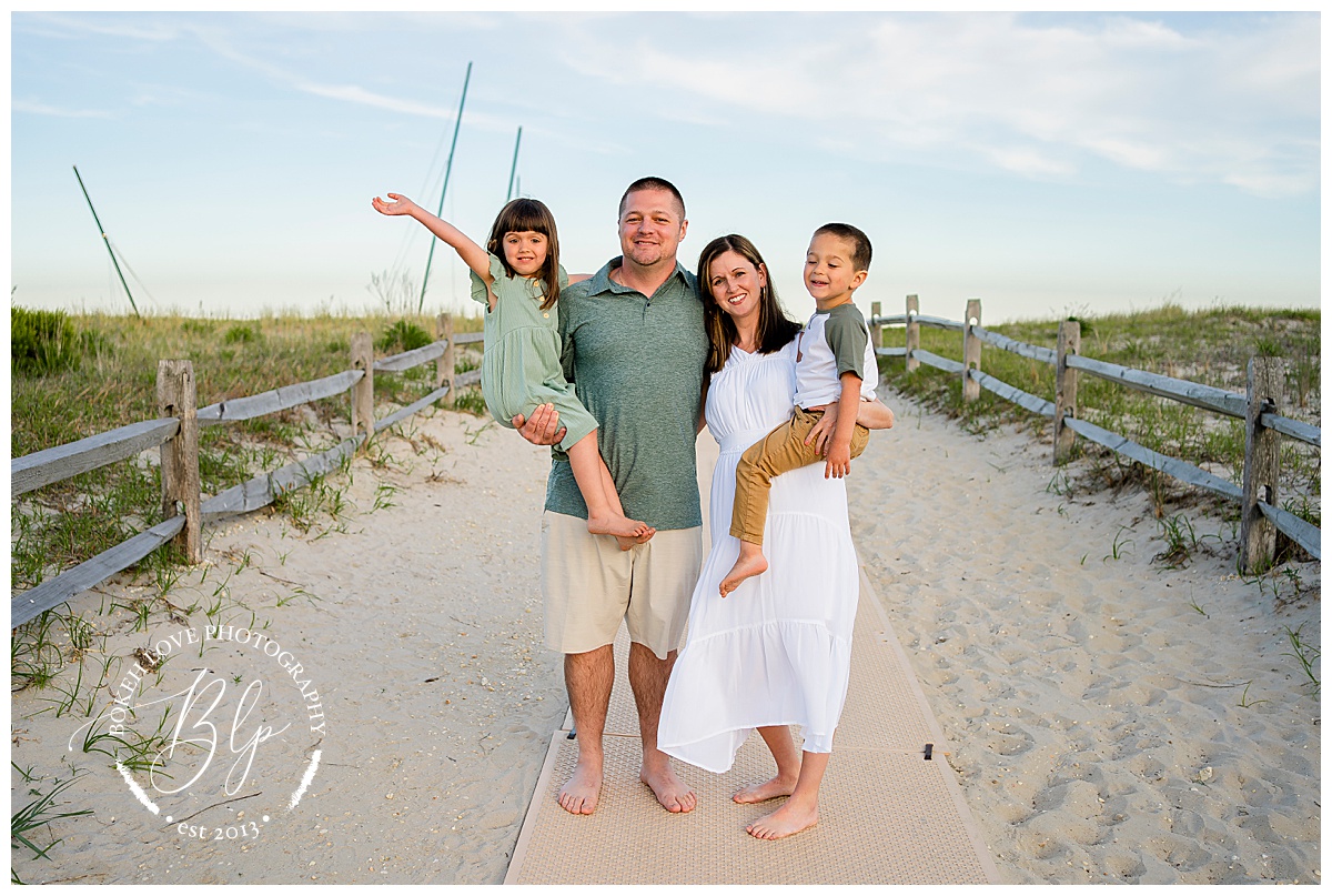 Ocean City NJ Beach Session, Bokeh Love Photography, south jersey family photographer, south jersey beach photographer, professional beach portraits, beach portrait on the jersey shore
