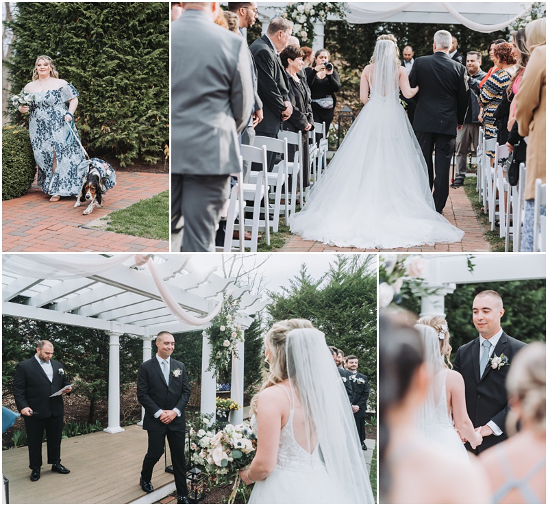 Professional Wedding Photo by Bokeh Love Photography, the bradford estate, bride and groom wedding ceremony