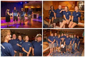 wedding party at wedding rehearsal for cruise wedding, , Destination wedding photography by Bokeh Love Photography